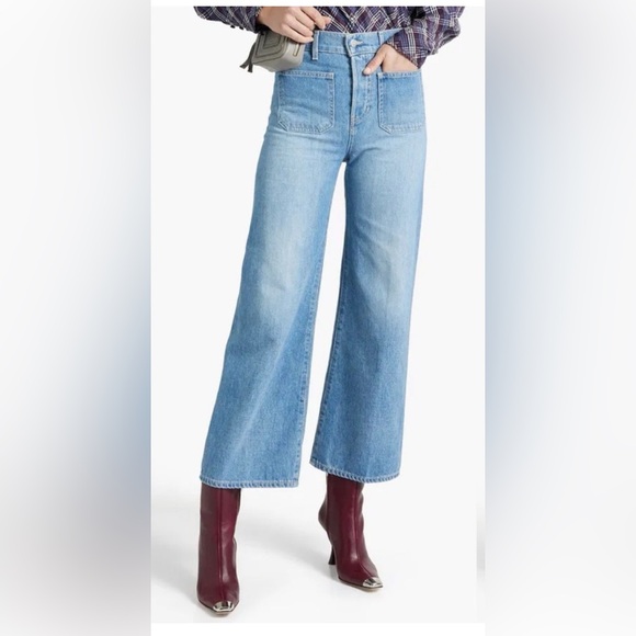 Veronica Beard Light Blue Flare Jeans - Picture 1 of 5